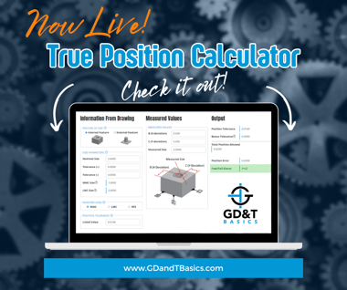 True Position Calculator announcement